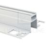 Picture of White painted 72x31mm aluminum profile for drywall without piercing, 2 meters
