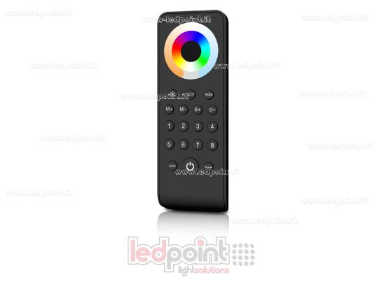 Immagine di Telecomando universale monocromatico, CCT, RGB, RGBW o RGB+CCT, 8 zone e 8 scene RF2.4G