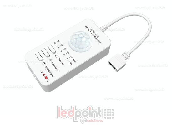 Immagine di Controller WIfi & RF + sensore PIR 5-24vdc 3ch*1.5A