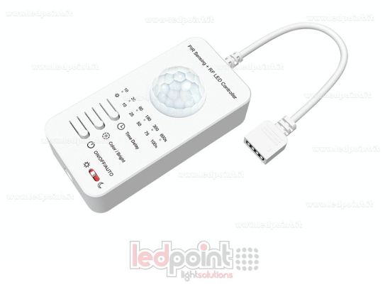 Immagine di Controller RF + sensore PIR 5-24vdc 3ch*1.5A