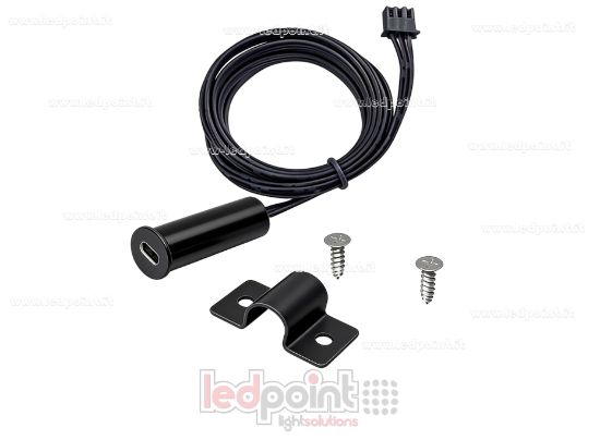 Immagine di Sensore nero per porte rotondo diametro 13mm