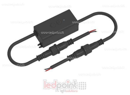 Immagine di Mini controller LED RF per dimmerazione, IP67, 12/24V, 1ch 3A/CH