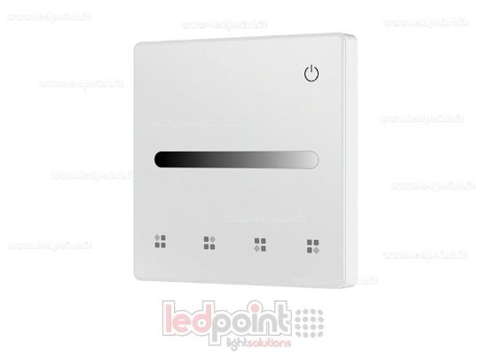 Immagine di Telecomando da parete monocromatico, a batteria, bianco, 4 zone RF2.4G